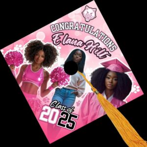 Custom Graduation Cap Topper (Sublimation Design)